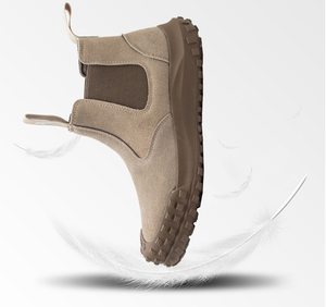 Dapat disesuaikan ukuran Hitam 10 sepatu bot tinggi pria kulit asli dengan baja jari kaki sepatu keselamatan Musim Dingin OEM ODM tersedia secara Online - Product Image 4