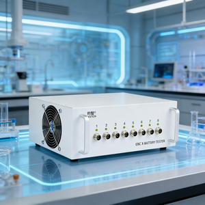 EBC-X כלי אבחון 8 ערוצים 18650 בודק קיבולת סוללת ליתיום עם טעינה של 10A ופריקה של 10A 4.5V ללא מחזיק - Product Image 1