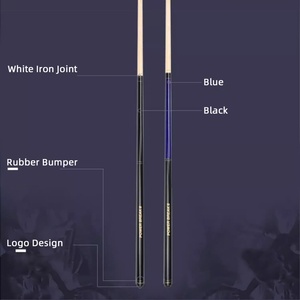 Taco de billar Jianying PD-11 para salto y golpeo, de 3 piezas, con punta de 13.5mm y eje de arce canadiense - Product Image 4