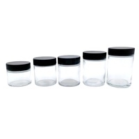 Paquetes Cali a prueba de olores 1oz 2oz 3oz 4oz 5oz 6oz 8oz 18oz Frascos de vidrio resistentes a los niños Botellas Frasco de vidrio a prueba de niños personalizado 3,5g