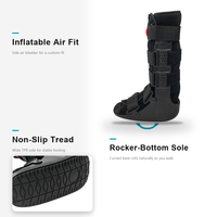 Semelle intérieure en EVA résiliente, semelle extérieure en TPR, TP Air Knee Walker, chaussure de récupération pour traumatismes et réadaptation