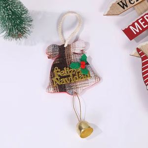 Low MOQ Wholesale Custom Fabric <b>Christmas</b> Bells Ornaments - Reindeer/Santa Holiday Decor for Events - Product Image 2