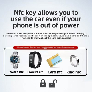 Clé de voiture numérique EV NFC Téléphone vers clé de voiture et système de clé de voiture vers téléphone 4G Fonctionnalité gratuite APP Clé de voiture intelligente Clé de voiture Téléphone portable - Product Image 6