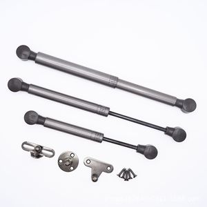 Kastdeur met op- en neergaande pneumatische ondersteuning Meubilair Gasveer Gasveer Aluminium frame Deur Telescopische hydraulische stang Hardware - Product Image 3