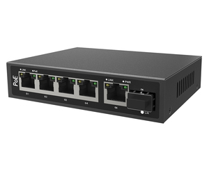 สวิตช์พอร์ต Gigabit 4 POE พร้อมอัปลิงค์1 RJ45และ SFP รองรับ IEEE 802.3 af/at POE Standard - Product Image 2