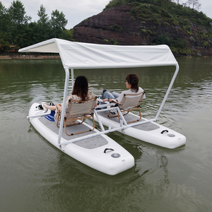 Nuovo Trend: Catamarano Gonfiabile dal Design Accattivante, Logo Personalizzabile, Catamarano Gonfiabile per Pesca, Barca per Intrattenimento Acquatico e Tempo Libero - Product Image 1