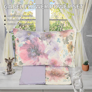 Lenzuolo <span class=keywords><strong>matrimoniale</strong></span> <span class=keywords><strong>Gabel</strong></span> Plant Power &amp;   Set di Federe in Cotone - Product Image 3