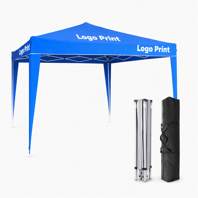 10x10 Pop up Canopy Beach Tent with One Push Setup-Steel Frame Powder Coated Outdoor Sun Shade Shelter for Events & Parties