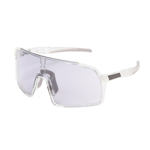 Photochromic Polarized Cycling <b>Sunglasses</b> Frameless 100% UV Protection Multi-Functional Sports Eyewear With <b>Case</b> - Product Image 3