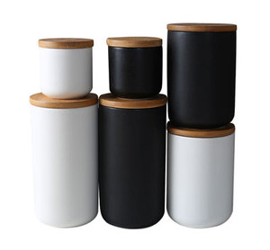 Bán Buôn Nhà Bếp Thiết Lập Gốm Lưu Trữ Jar Hộp Canister - Product Image 3