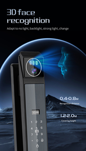 S940 Max kunci pintar dengan interkom Video & Tuya Wifi App wajah kunci kode kartu pengenalan sidik jari cara Multi-unlock untuk rumah - Product Image 3