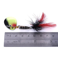Leurre de pêche pour truite, spinnerbait Roostertail, cuillère, saumon, Pesca, métal, leurre rigide Rooster Tail Spinner, appâts