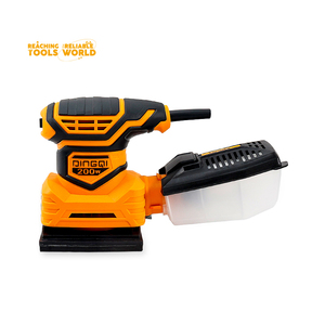 DINGQI 101*110mm(1/4 feuilles) <span class=keywords><strong>ponceuse</strong></span> de finition professionnelle filaire multi-fonction <span class=keywords><strong>ponceuse</strong></span> de détail outil de <span class=keywords><strong>ponceuse</strong></span> de finition électrique - Product Image 2