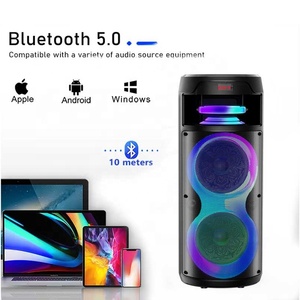 Nuevo Modelo Doble de 8 Pulgadas con Luz en Forma de 8 y Luz de Platillo Volador para Altavoz con LED RGB y Carga Inalámbrica - Product Image 3