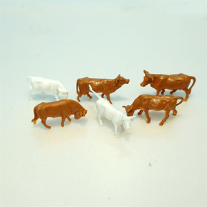 Plastic White Color Animal <strong>Modeling</strong> Cows for Architecture Model Farm Train Railways <strong>Layout</strong> - Product Image 6