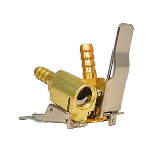 หัวเติมลมแบบเปิดเร็ว ทองเหลือง/เงิน |   ปั๊มเชื่อมต่อแบบอเมริกัน - Product Image 5