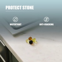 Agent de Revêtement Nano Liquide Silicone Hydrofuge pour Marbre et Granit, Agent Hydratant Nano Silicone pour Pierre