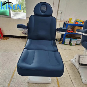 Table de massage électrique Kisen pour salon de beauté, chaise de spa électrique pour soins du visage avec 3 moteurs pour épilation et services de cils - Product Image 2