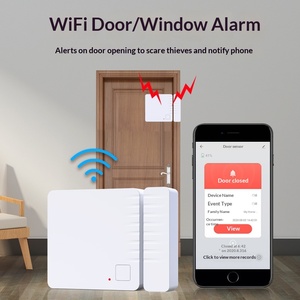 Tuya WLAN-Tür- und Fensteralarm mit Türklingel & App-Steuerung, ABS-Material, 10-20m Erkennungsreichweite - Product Image 2