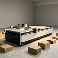 Machine de découpe CNC à double tête d'outil TC CNC pour tissu, bannière, maille, haute efficacité