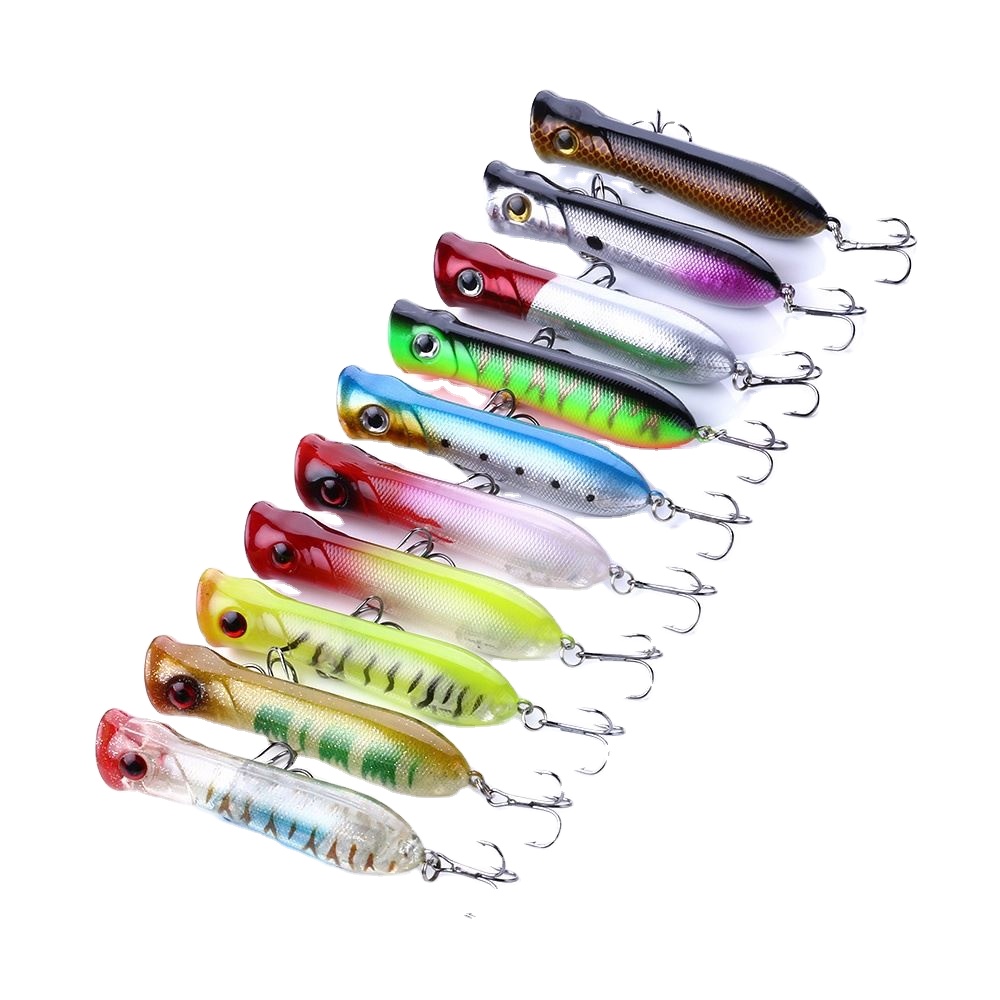 Leurres Popper Vierges – Kit De 10/20 Pour Fabrication DIY – Pêche Leurres Durs