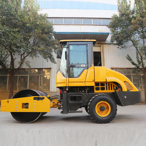 Yüksek beygir gücü titreşim 10 Ton yol silindirleri binmek-On hidrolik titreşim ağır çift çelik tekerlek yol silindiri - Product Image 2