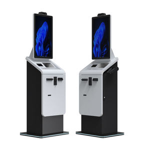 27-32 Zoll Touchscreen Selbstbedienungs-Kassenautomat mit Münzrecycler, Kartenausgabe, A4-Drucker, QR- und Passscanner Zahlungsterminal - Product Image 1