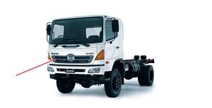 Griglia Centrale Anteriore di Ricambio in Lega Plastica Durevole Nuova e di Tendenza per Modelli HINO MEGA 500 2003-ON - Fabbrica Jiayi - Product Image 5