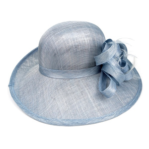 Chapeaux d'église en peluche sinamay pour femmes en gros Chapeaux derby pour fête, affaires, plage, utilisation en extérieur-Tour de tête réglable - Product Image 2
