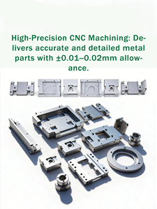 Servicios de mecanizado CNC de metal de alta precisión OEM de fábrica para metales de latón/acero/aluminio con torneado y fresado personalizados - Product Image 2