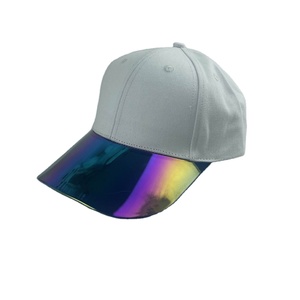 Impresión láser Visera transparente Blanco 6 paneles 100% Algodón <span class=keywords><strong>SPF</strong></span> <span class=keywords><strong>50</strong></span> <span class=keywords><strong>Gorra</strong></span> de béisbol básica resistente al sol <span class=keywords><strong>Gorra</strong></span> de béisbol con logotipo personalizado - Product Image 4