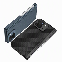 Pour Google Pixel 10 Pro Fold : Étui de protection rigide en cuir uni avec verre trempé pour écran, compatible avec le support magnétique à charnière pour Pixel 9 Pro Fold