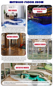 Revêtement de sol et peinture en résine époxy 3D métallique auto-nivelant pour effet marbre - Product Image 5