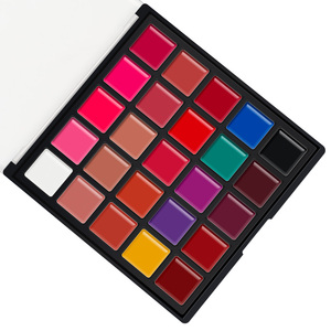 พาเลทลิปสติก 25 สี ลิปสติกเนื้อนู้ดชุ่มชื้นสูง ลิปกลอสเนื้อครีมแมตต์ กันน้ำ แต่งแต้มริมฝีปาก - Product Image 5
