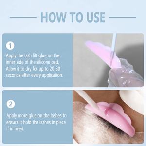 Lomansa Strong Lash Lift 7ml Blanco claro Tira falsa a base de agua Sin látex Pegamento para levantar pestañas veganas Pegamento para levantar pestañas - Product Image 4