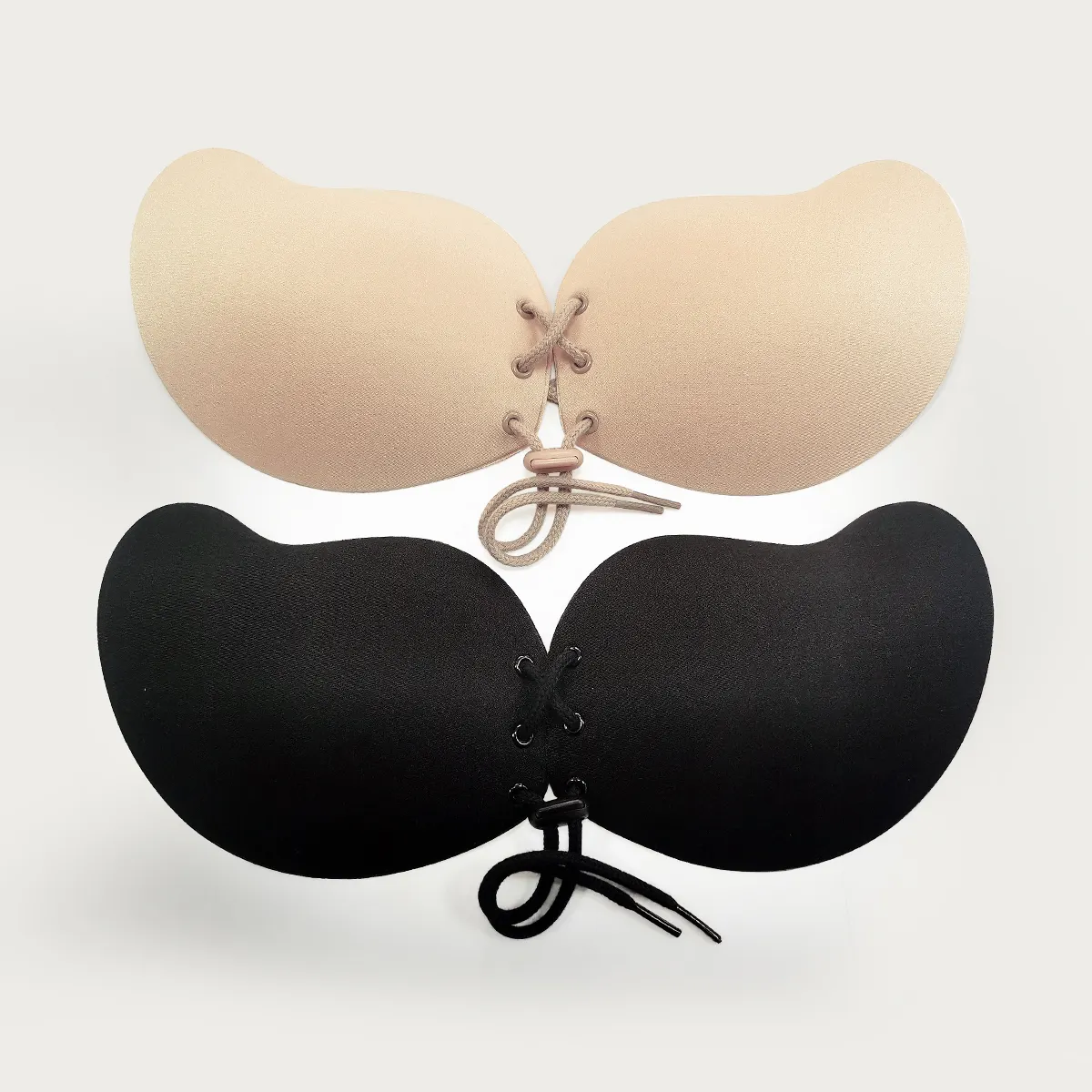 Mango của phụ nữ sexy rắn mô hình Silicone Áo ngực dây rút strapless Pushup dính vô hình mở backless phía trước đóng cửa
