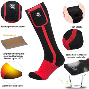 Workpro — chaussettes <span class=keywords><strong>chauffantes</strong></span> auto-<span class=keywords><strong>chauffantes</strong></span>, socquettes thermiques, batterie Rechargeable, pour l'hiver - Product Image 4