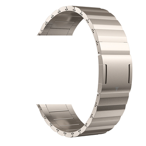 สายนาฬิกาไทเทเนียมสุดหรูสำหรับแอปเปิ้ลวอทช์อัลตร้า2 49มม. สร้อยข้อมือแม่เหล็ก46มม. iWatch 10ระบายอากาศได้ดี - Product Image 1