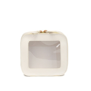 Nuevo Diseño, Bolsa de Cosméticos Transparente, Simple, Moderna, con Cierre, de PVC Transparente, con Letras, Portátil, para Guardar Lápiz Labial, Bolso de Mano Pequeño - Product Image 5