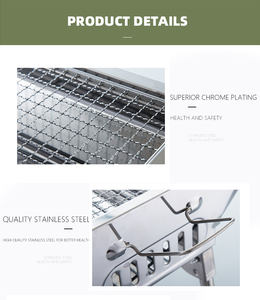 เตาบาร์บีคิวกลางแจ้งแบบพกพา/เตาถ่านสำหรับตั้งแคมป์/เตาบาร์บีคิวสำหรับครัวกลางแจ้ง - Product Image 3