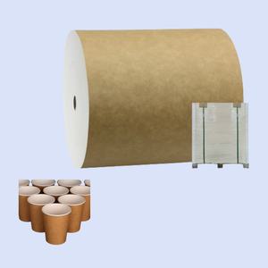 Papier de spécialité à dos kraft enduit d'argile <span class=keywords><strong>CCKB</strong></span> Caractéristique étanche pour boîtes à emporter - Product Image 1