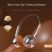JL CR-20 Rétro Mode pour Écouteurs Bluetooth Nouveau Cross-Border 5.4 IPX5 Étanche ANC Type-C Charge 32db/mw On-Ear Over-Ear
