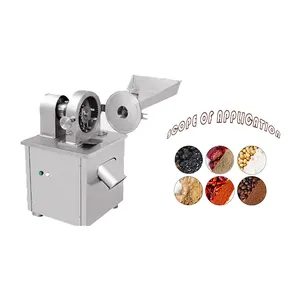 Hoge Kwaliteit Mini Food Grade Graan Crusher Rijst Maïs Gierst Sojaboon Proteïne Poedermolen