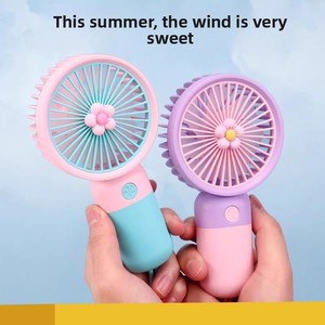 Ventilador Mini Portátil Recarregável USB 4.2V 5000mAh Dobrável Silencioso para Uso em Dormitório - Product Image 5