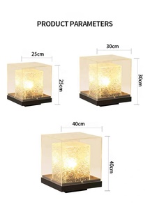 Lámpara de Poste LED Moderna y Minimalista de Doble Capa con Pantalla de PC, Sensor de Luz, Impermeable IP65 para Jardín y Patio, Uso en Exteriores - Product Image 3