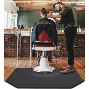 جلد الغنم مقاوم للماء مكافحة التعب مريحة الجمال الشعر الحلاق كرسي صالون PU الكلمة حصيرة ، صالون حلاق مكافحة التعب الكلمة حصيرة - Product Image 6