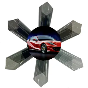 55% Vlt Nano Keramische Reflecterende Glasfolie Infrarood Proof Dubbele Zilveren Magnetronsputteren Auto Solar Window Tint Film