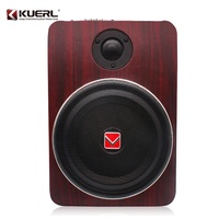 Caisson de Basses Actif Ultra-plat Kuerl Audio Auto 8 Pouces 12V avec Boîtier MDF et Tweeter