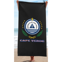 Serviette de plage Cap-Vert personnalisée de haute qualité, séchage rapide, absorbante, légère et fine, pour salle de bain, piscine et natation