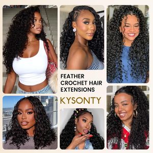 Extensiones de Cabello Ondulado Profundo al por Mayor, Fibra de Proteína, Tejido Invisible, Postizo Rizado para Peinado Diario - Product Image 2